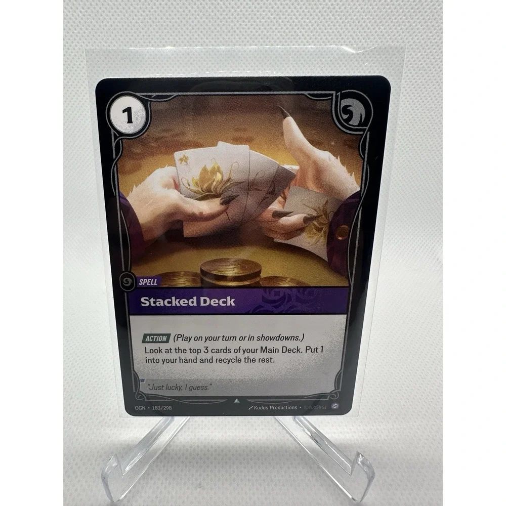 Riftbound Origins Stacked Deck 183/298 OGN Non-Foil/Regular NM